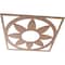 Ekena Millwork Blume Wood Fretwork Pierced Ceiling Medallion, Wood (Paint Grade), 22"OD x 7 5/8"ID x 3/8"T CMWP22X22X0375BLMF - alternate 4